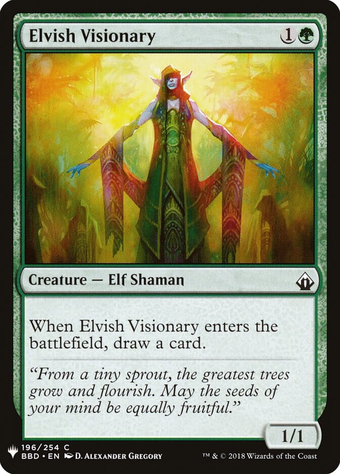 Elvish Visionary [Mystery Booster] MTG Single Magic: The Gathering  | Multizone: Comics And Games