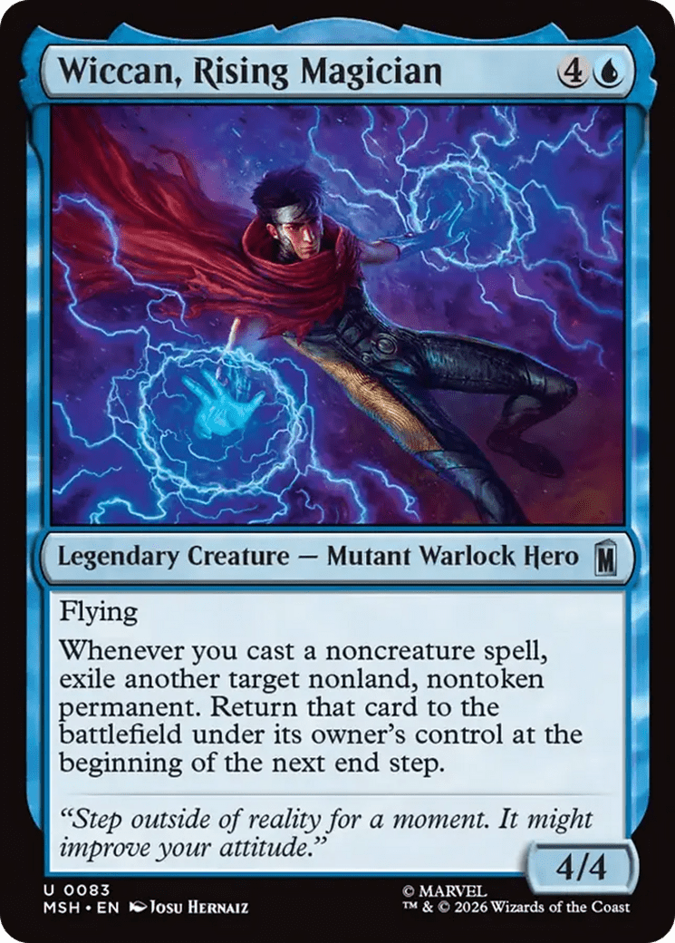 Wiccan, Rising Magician [Marvel Super Heroes] MTG Single Magic: The Gathering  | Multizone: Comics And Games