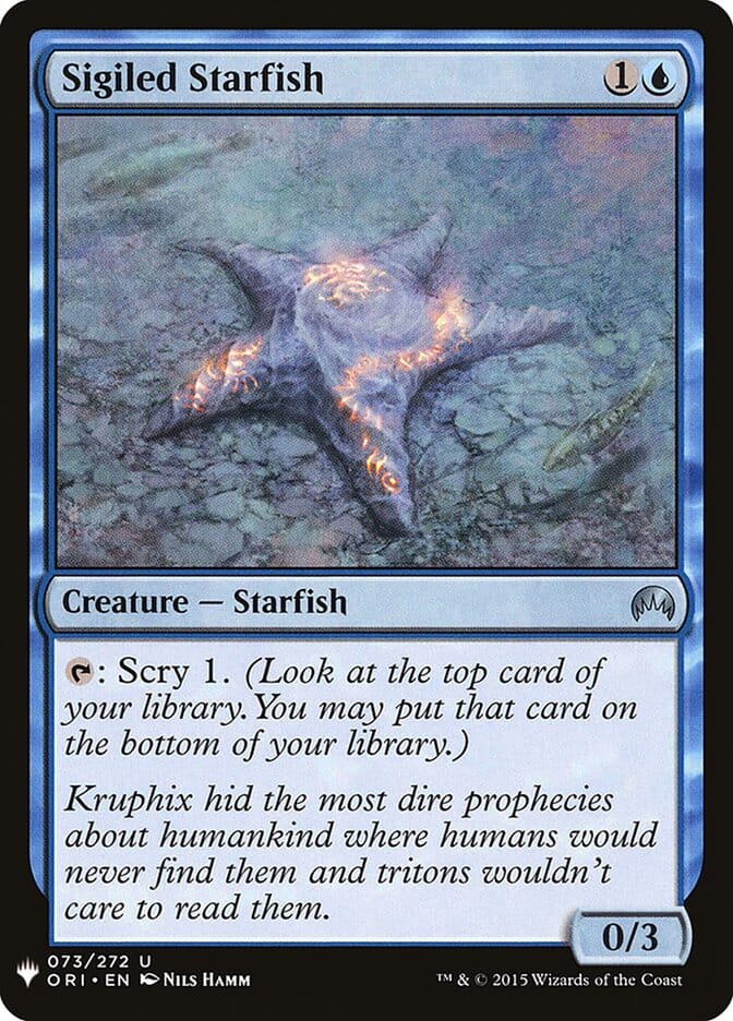 Sigiled Starfish [Mystery Booster] MTG Single Magic: The Gathering  | Multizone: Comics And Games
