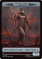 Soldier // Robot Villain Double-Sided Token [Marvel Super Heroes Tokens] MTG Single Magic: The Gathering  | Multizone: Comics And Games