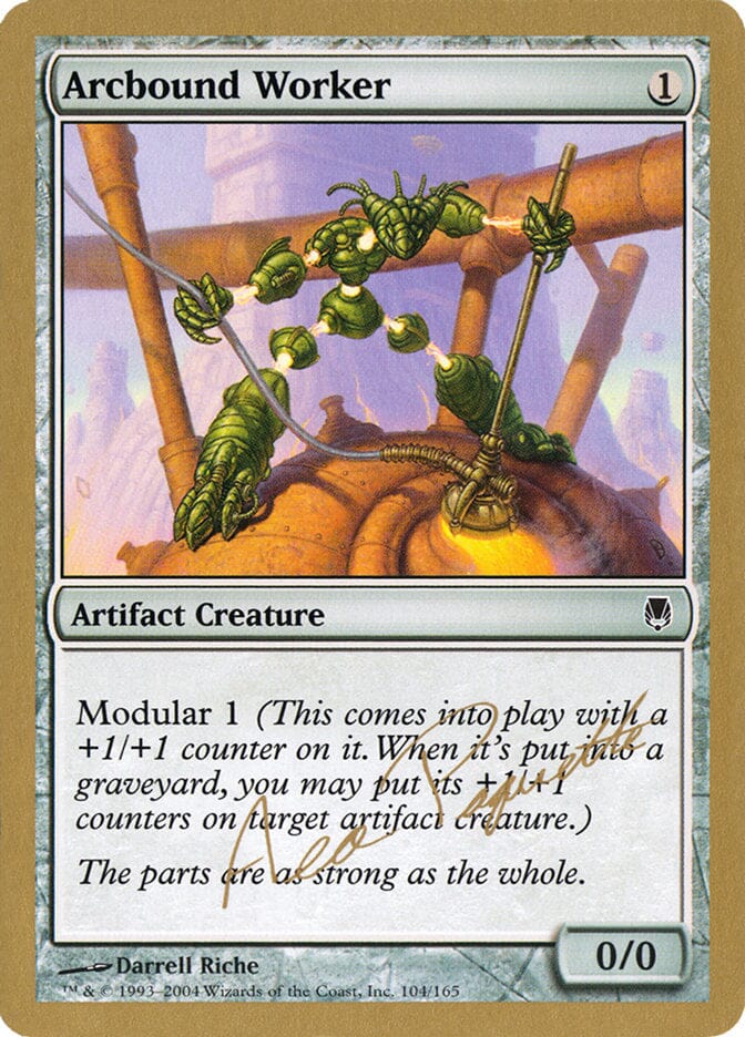 Arcbound Worker (Aeo Paquette) [World Championship Decks 2004] MTG Single Magic: The Gathering  | Multizone: Comics And Games