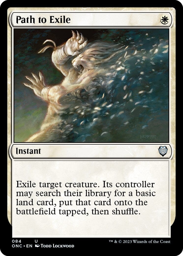 Path to Exile [Phyrexia: All Will Be One Commander] MTG Single Magic: The Gathering  | Multizone: Comics And Games