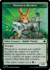 Food // Pawpatch Recruit Double-Sided Token [Bloomburrow Tokens] MTG Single Magic: The Gathering  | Multizone: Comics And Games