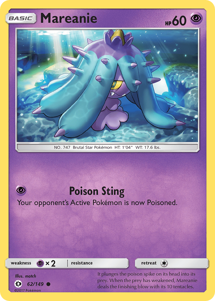 Mareanie (62/149) [Sun & Moon: Base Set] Pokemon Single Pokémon  | Multizone: Comics And Games