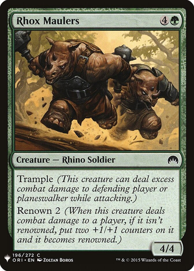 Rhox Maulers [Mystery Booster] MTG Single Magic: The Gathering  | Multizone: Comics And Games