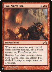 Five-Alarm Fire [The List] MTG Single Magic: The Gathering  | Multizone: Comics And Games