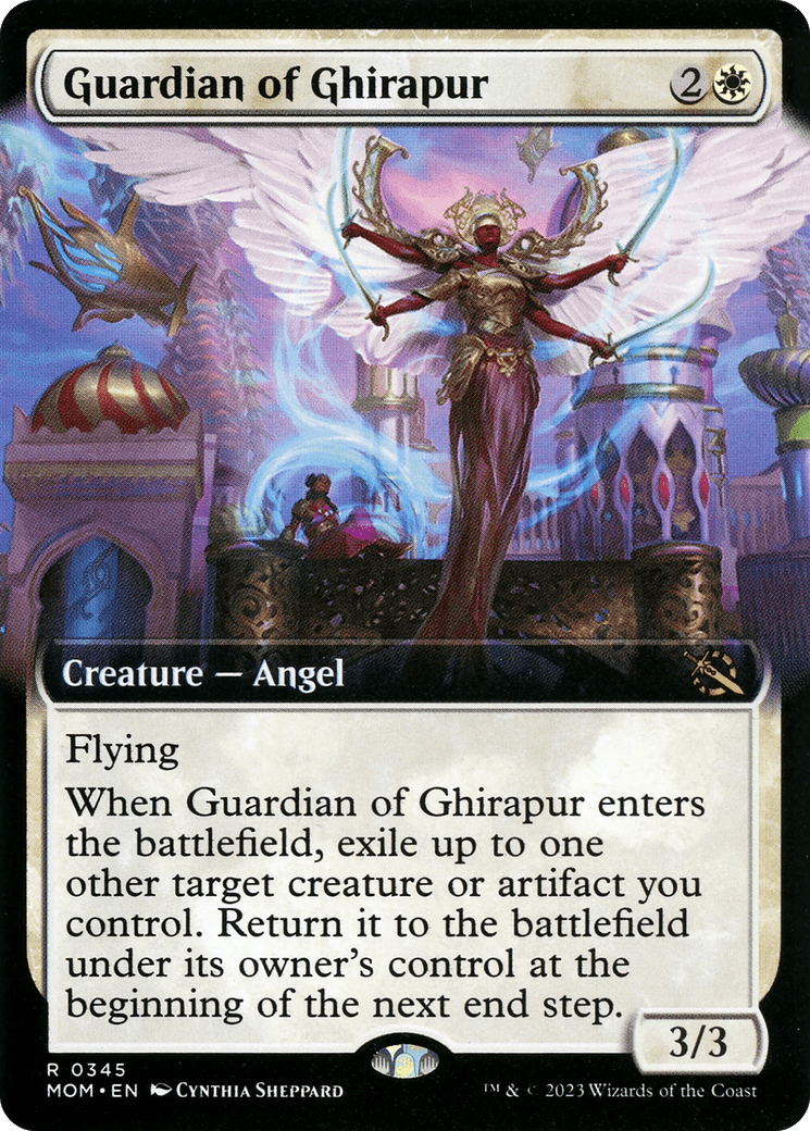 Guardian of Ghirapur (Extended Art) [March of the Machine] MTG Single Magic: The Gathering  | Multizone: Comics And Games