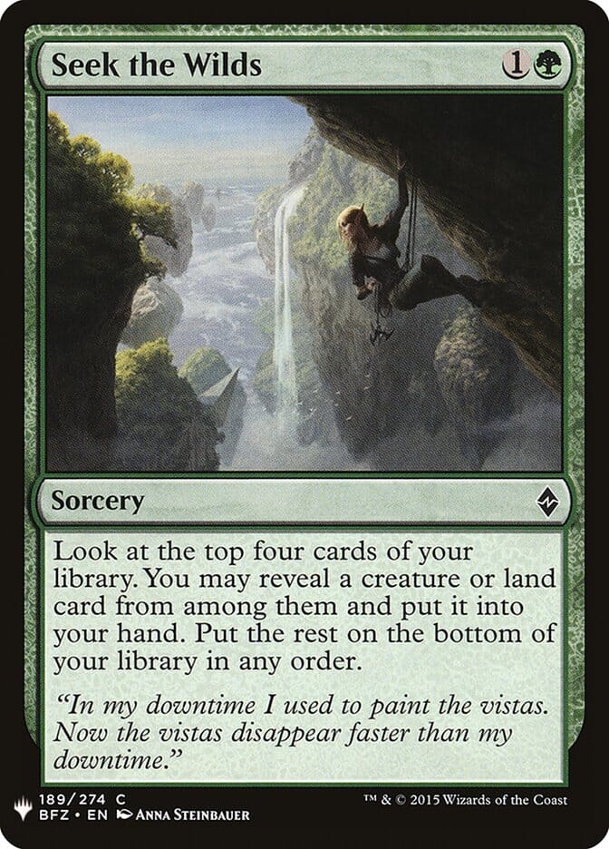 Seek the Wilds [Mystery Booster] MTG Single Magic: The Gathering  | Multizone: Comics And Games