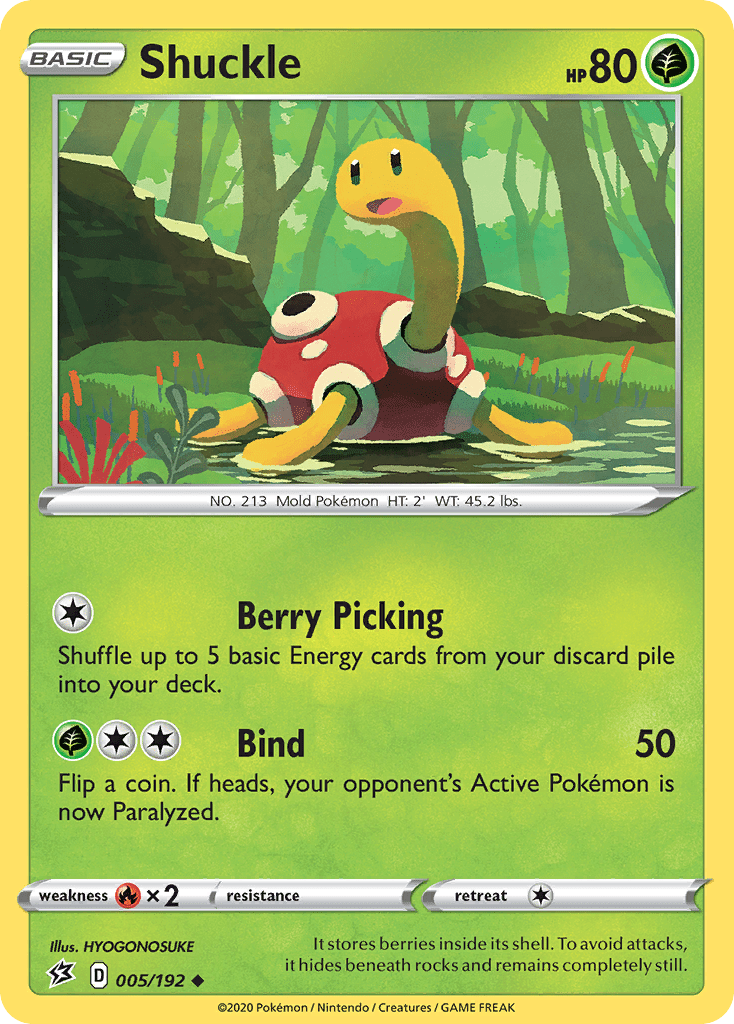 Shuckle (005/192) [Sword & Shield: Rebel Clash] Pokemon Single Pokémon  | Multizone: Comics And Games