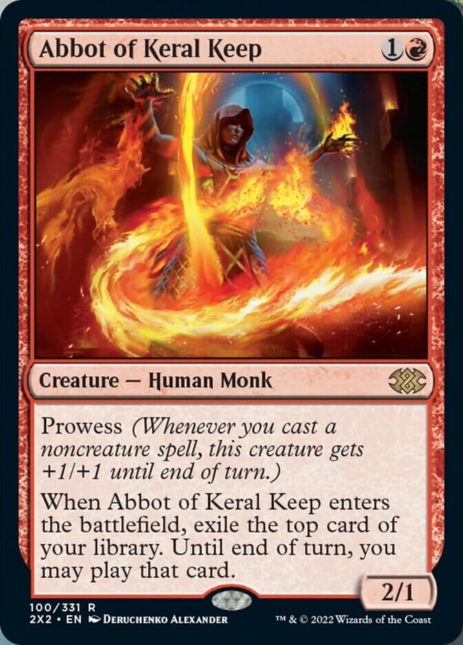 Abbot of Keral Keep [Double Masters 2022] MTG Single Magic: The Gathering  | Multizone: Comics And Games