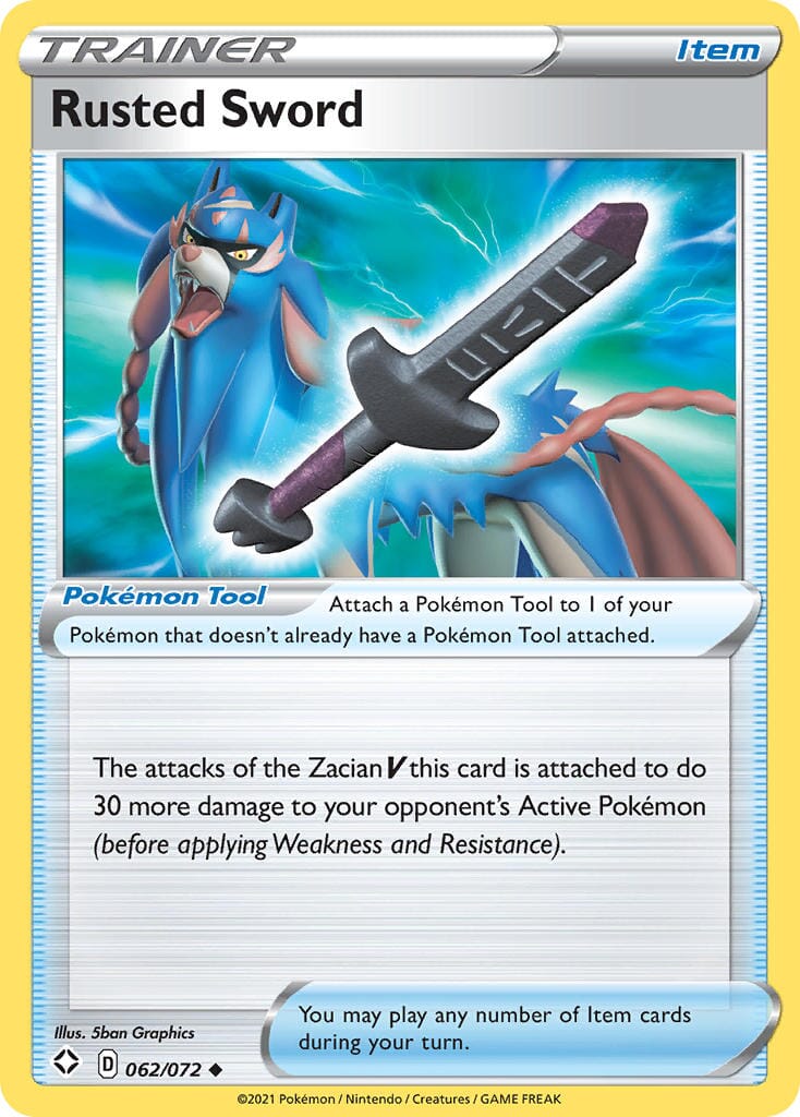 Rusted Sword (062/072) [Sword & Shield: Shining Fates] Pokemon Single Pokémon  | Multizone: Comics And Games