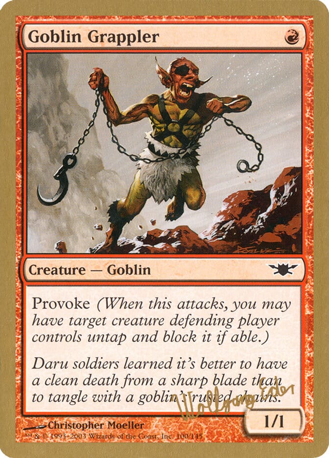 Goblin Grappler (Wolfgang Eder) [World Championship Decks 2003] MTG Single Magic: The Gathering  | Multizone: Comics And Games