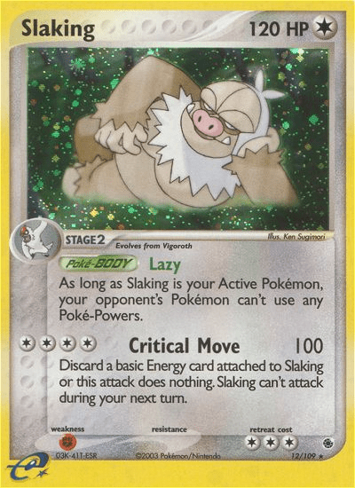 Slaking (12/109) [EX: Ruby & Sapphire] Pokemon Single Pokémon  | Multizone: Comics And Games