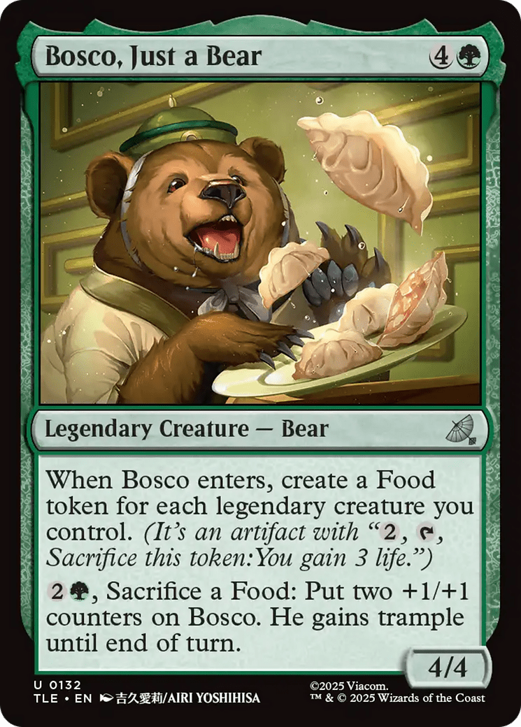 Bosco, Just a Bear [Avatar: The Last Airbender: Eternal-Legal] MTG Single Magic: The Gathering  | Multizone: Comics And Games
