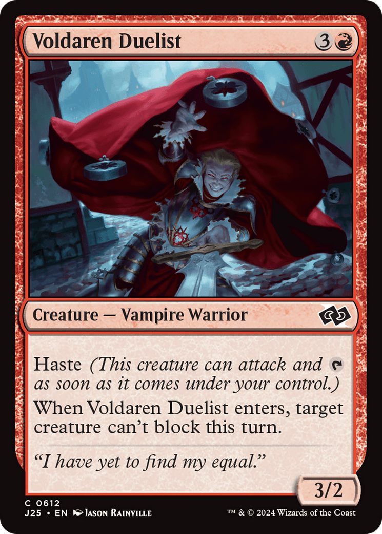 Voldaren Duelist [Foundations Jumpstart] MTG Single Magic: The Gathering  | Multizone: Comics And Games