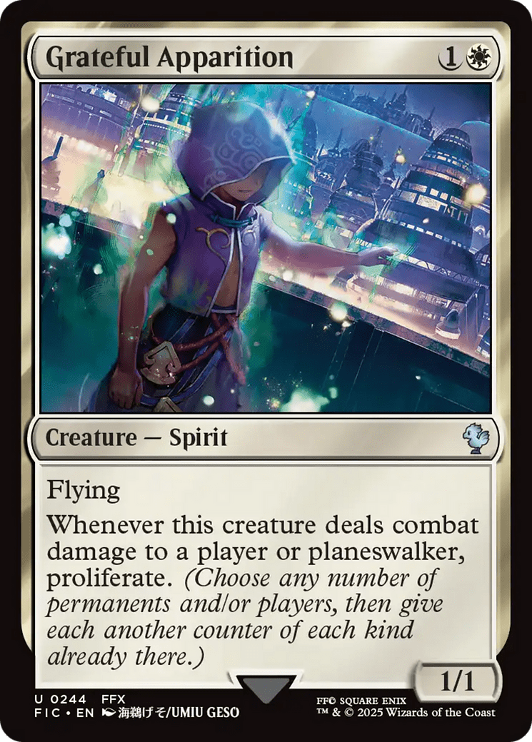 Grateful Apparition [FINAL FANTASY Commander] MTG Single Magic: The Gathering  | Multizone: Comics And Games