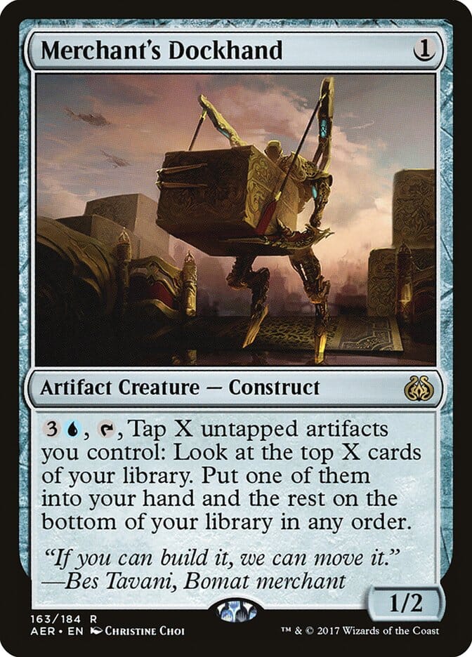 Merchant's Dockhand [Aether Revolt] MTG Single Magic: The Gathering  | Multizone: Comics And Games