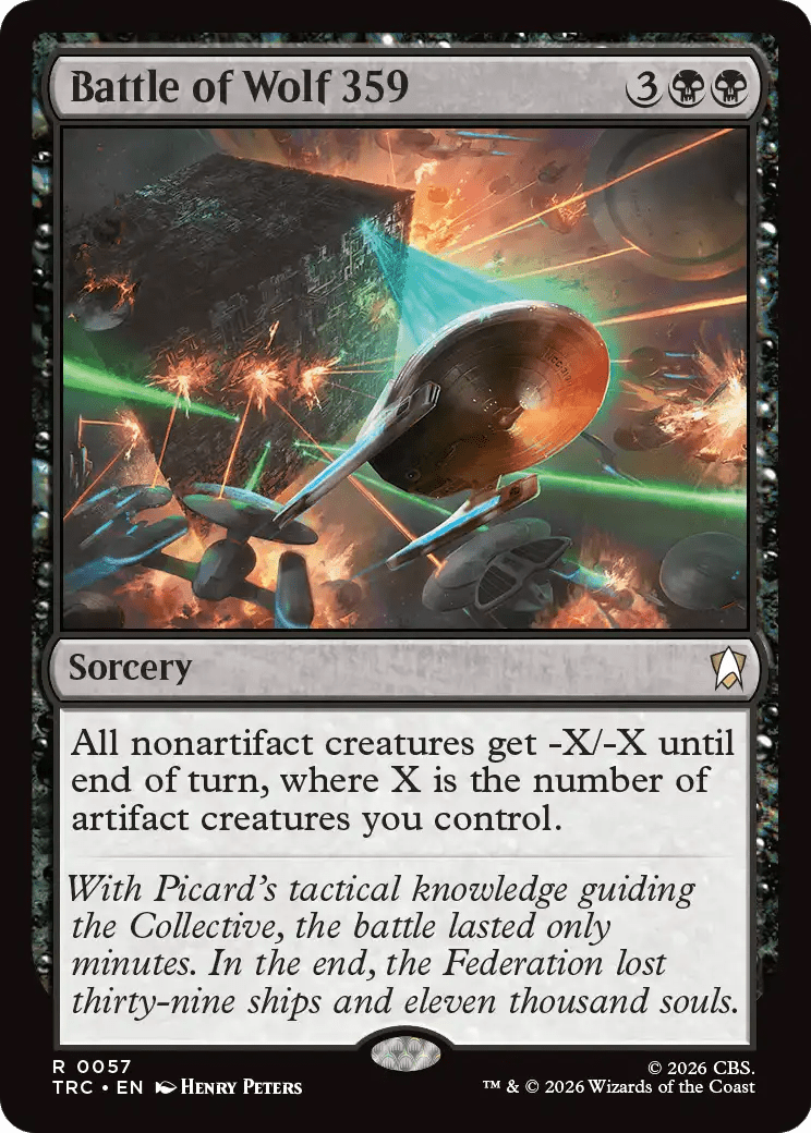 Battle of Wolf 359 [Star Trek Commander] MTG Single Magic: The Gathering  | Multizone: Comics And Games