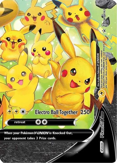 Pikachu V-UNION (SWSH142) (Celebrations) [Sword & Shield: Black Star Promos] Pokemon Single Pokémon  | Multizone: Comics And Games