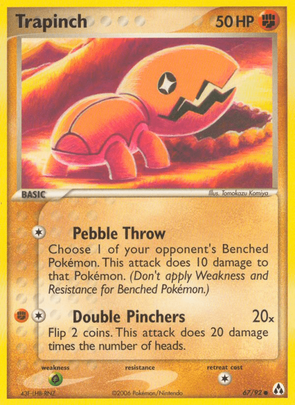 Trapinch (67/92) [EX: Legend Maker] Pokemon Single Pokémon  | Multizone: Comics And Games