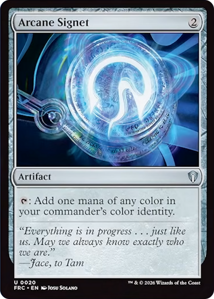 Arcane Signet [Reality Fracture Commander] | Multizone: Comics And Games