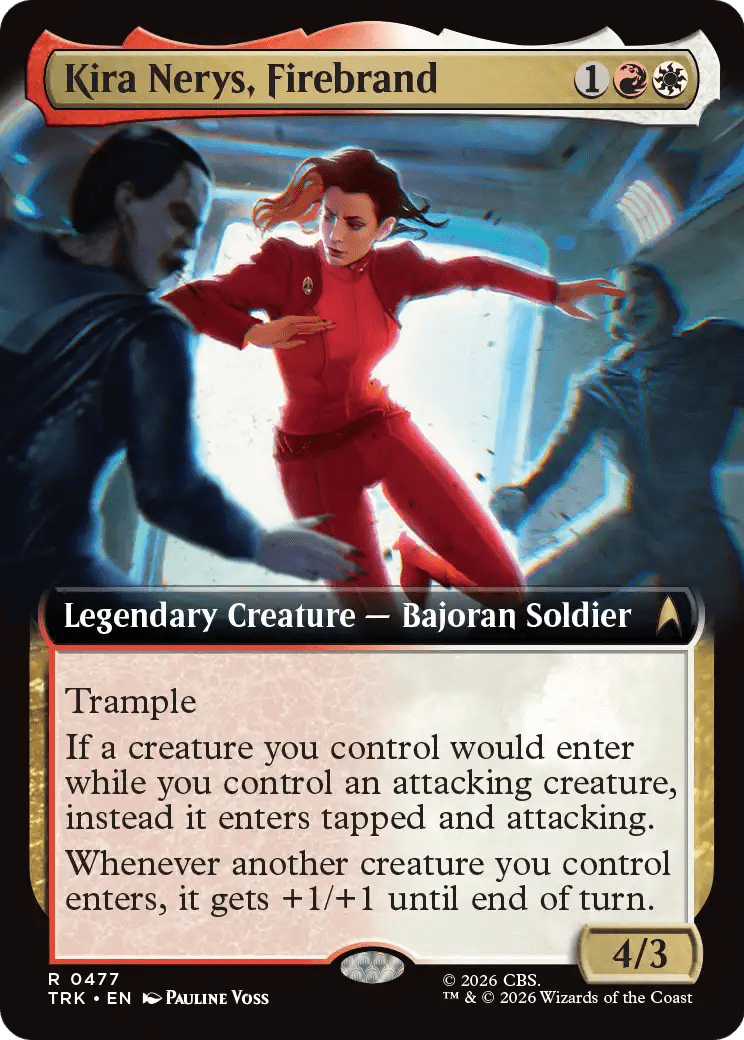 Kira Nerys, Firebrand (Extended Art) [Star Trek] MTG Single Magic: The Gathering  | Multizone: Comics And Games
