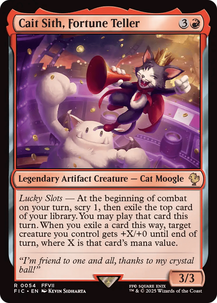 Cait Sith, Fortune Teller [FINAL FANTASY Commander] MTG Single Magic: The Gathering  | Multizone: Comics And Games