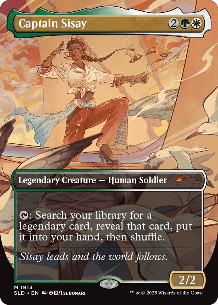Captain Sisay (1913) (Rainbow Foil) [Secret Lair Drop Series] MTG Single Magic: The Gathering  | Multizone: Comics And Games