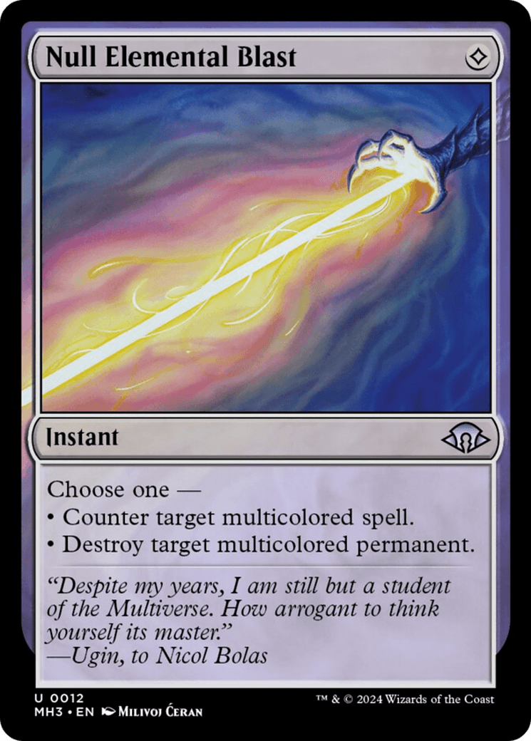 Null Elemental Blast [Modern Horizons 3] MTG Single Magic: The Gathering  | Multizone: Comics And Games