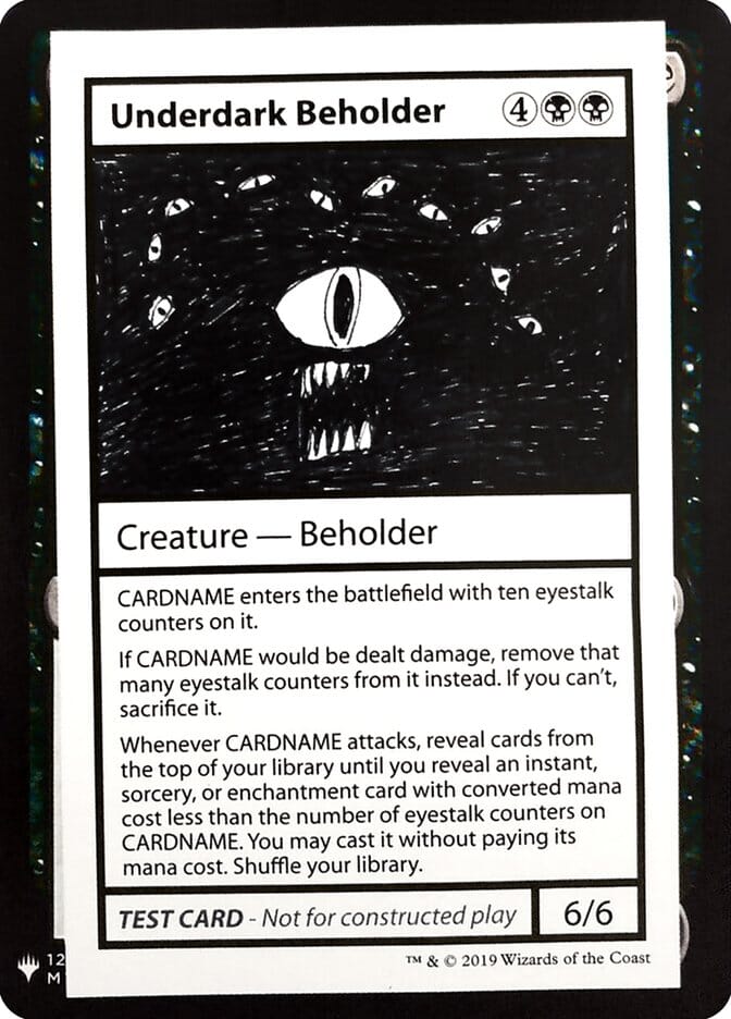 Underdark Beholder [Mystery Booster Playtest Cards] MTG Single Magic: The Gathering  | Multizone: Comics And Games