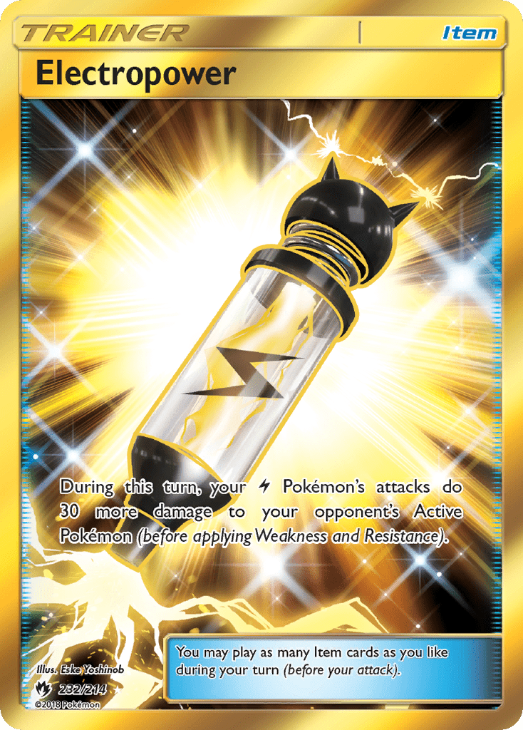 Electropower (232/214) [Sun & Moon: Lost Thunder] Pokemon Single Pokémon  | Multizone: Comics And Games