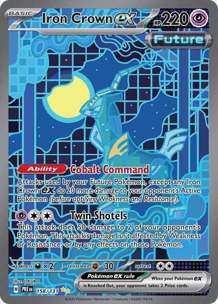 Iron Crown ex (158/131) [Scarlet & Violet: Prismatic Evolutions] Pokemon Single Pokémon  | Multizone: Comics And Games