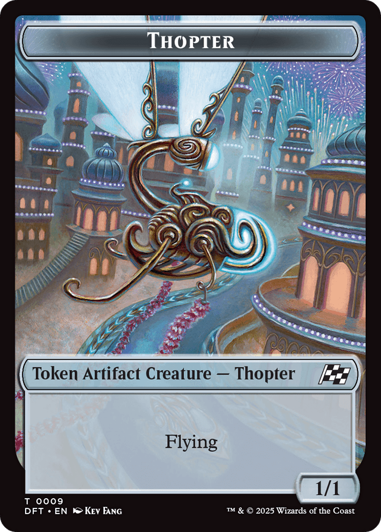 Servo // Thopter (0009) Double-Sided Token [Aetherdrift Tokens] MTG Single Magic: The Gathering  | Multizone: Comics And Games