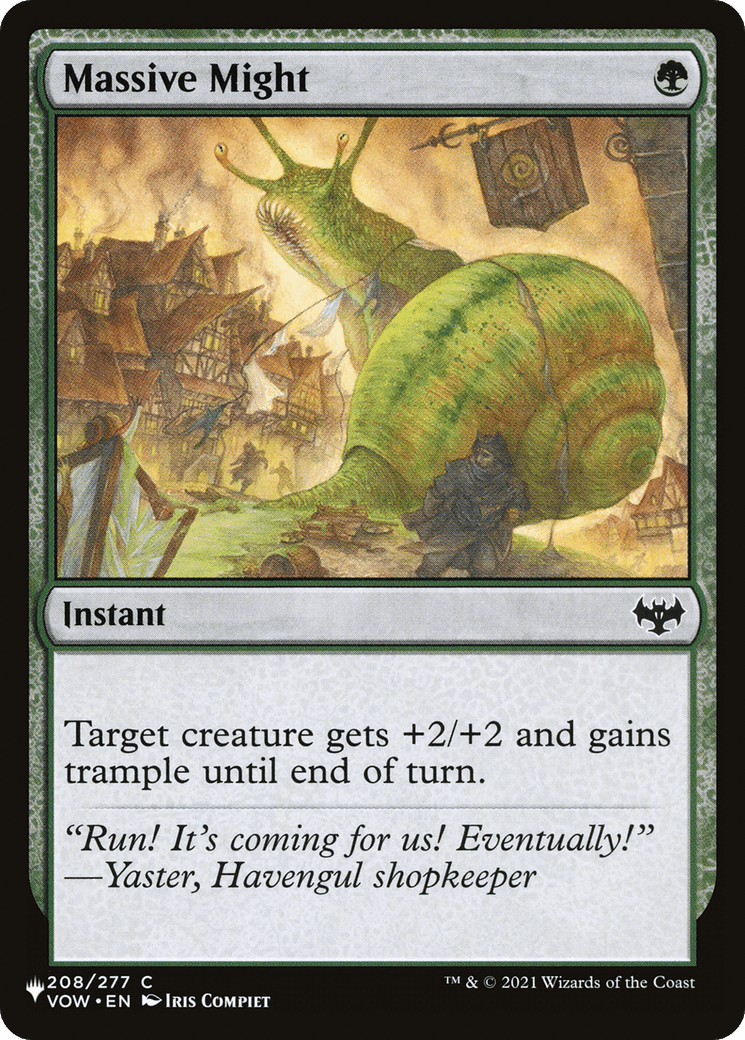 Massive Might [The List] MTG Single Magic: The Gathering  | Multizone: Comics And Games