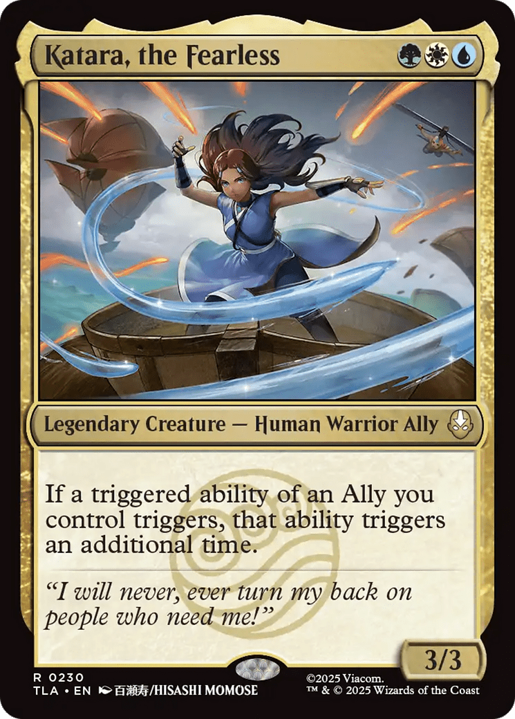 Katara, the Fearless [Avatar: The Last Airbender] MTG Single Magic: The Gathering  | Multizone: Comics And Games