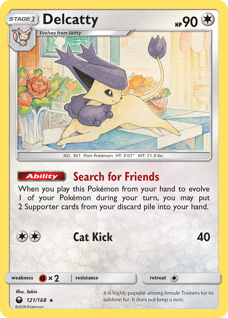 Delcatty (121/168) [Sun & Moon: Celestial Storm] Pokemon Single Pokémon  | Multizone: Comics And Games