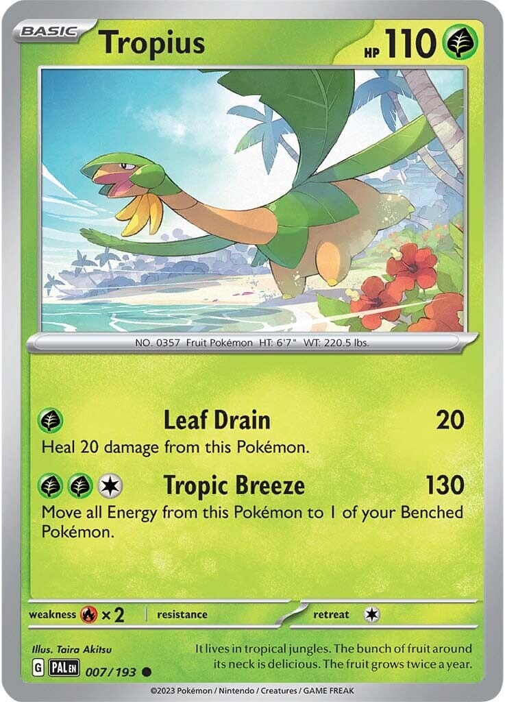Tropius (007/193) [Scarlet & Violet: Paldea Evolved] Pokemon Single Pokémon  | Multizone: Comics And Games