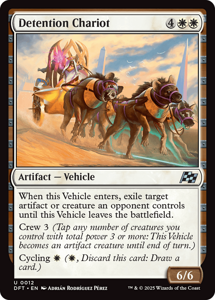 Detention Chariot [Aetherdrift] MTG Single Magic: The Gathering  | Multizone: Comics And Games