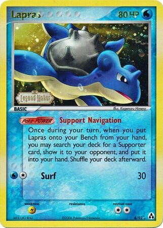 Lapras (8/92) (Stamped) [EX: Legend Maker] Pokemon Single Pokémon  | Multizone: Comics And Games