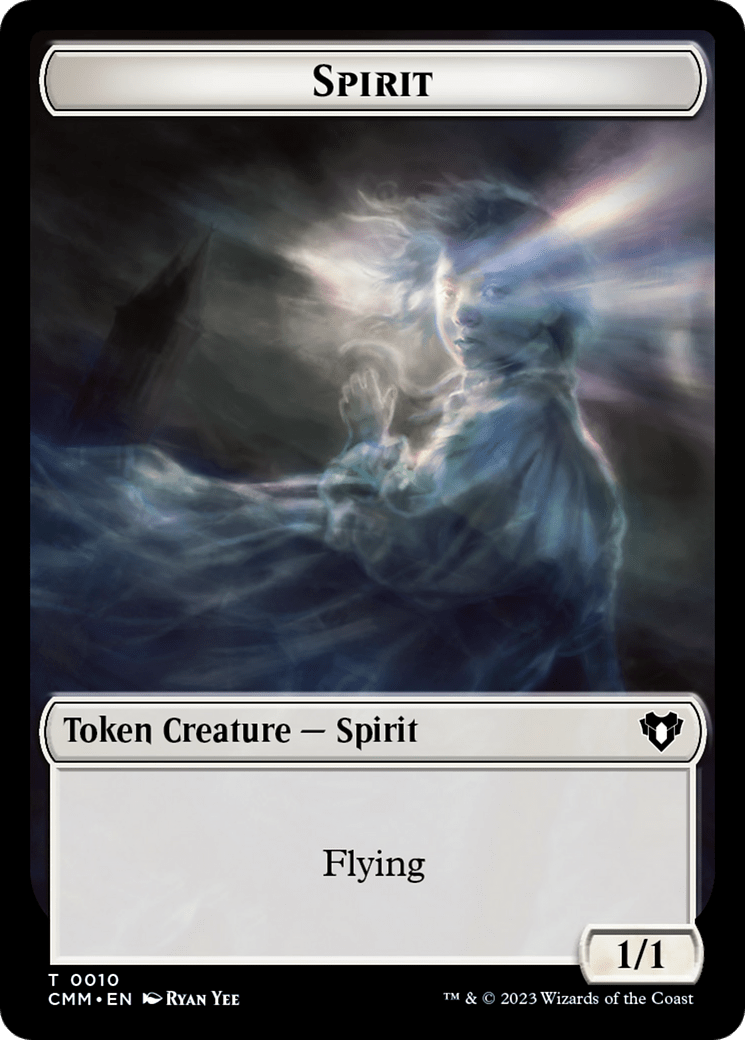 Spirit (0010) // Insect Double-Sided Token [Commander Masters Tokens] MTG Single Magic: The Gathering  | Multizone: Comics And Games