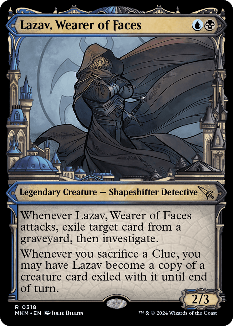 Lazav, Wearer of Faces (Showcase) (0318) [Murders at Karlov Manor] MTG Single Magic: The Gathering  | Multizone: Comics And Games