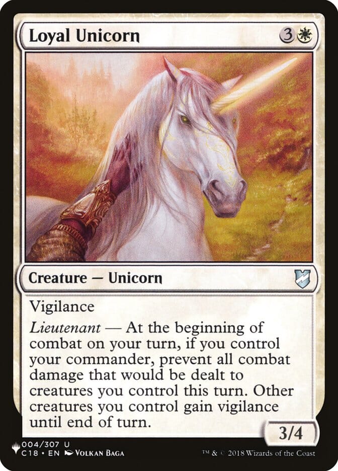 Loyal Unicorn [The List] MTG Single Magic: The Gathering  | Multizone: Comics And Games