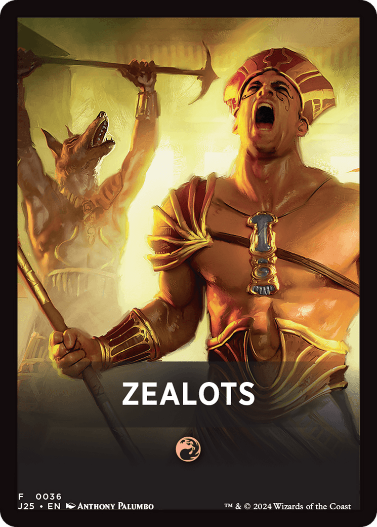 Zealots Theme Card [Foundations Jumpstart Front Cards] MTG Single Magic: The Gathering  | Multizone: Comics And Games