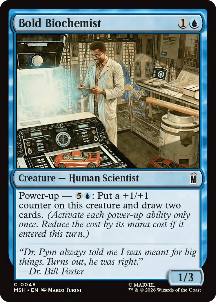 Bold Biochemist [Marvel Super Heroes] MTG Single Magic: The Gathering  | Multizone: Comics And Games