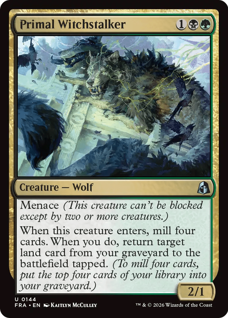 Primal Witchstalker [Reality Fracture] MTG Single Magic: The Gathering  | Multizone: Comics And Games