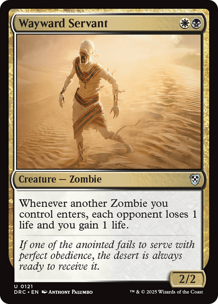 Wayward Servant [Aetherdrift Commander] MTG Single Magic: The Gathering  | Multizone: Comics And Games