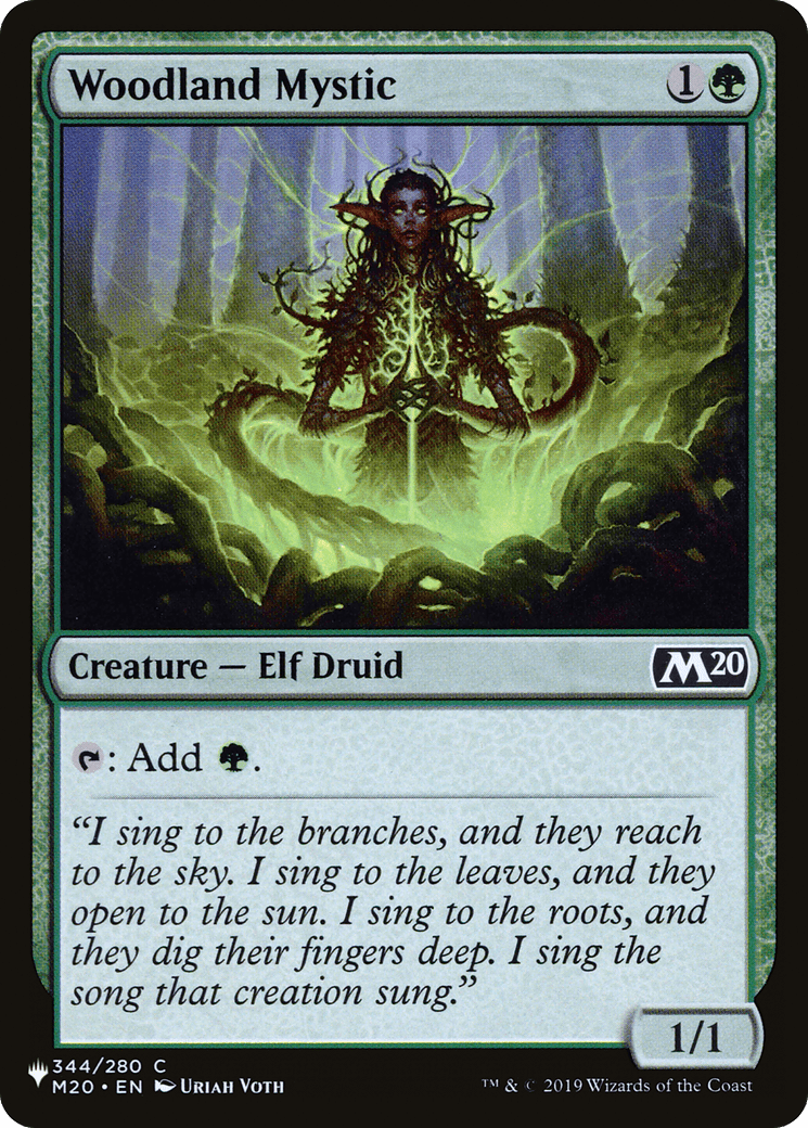 Woodland Mystic [The List] MTG Single Magic: The Gathering  | Multizone: Comics And Games