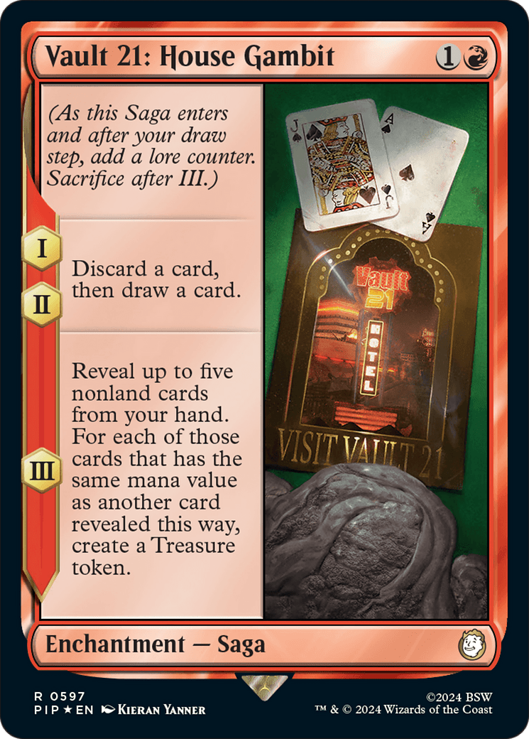 Vault 21: House Gambit (Surge Foil) [Fallout] MTG Single Magic: The Gathering  | Multizone: Comics And Games