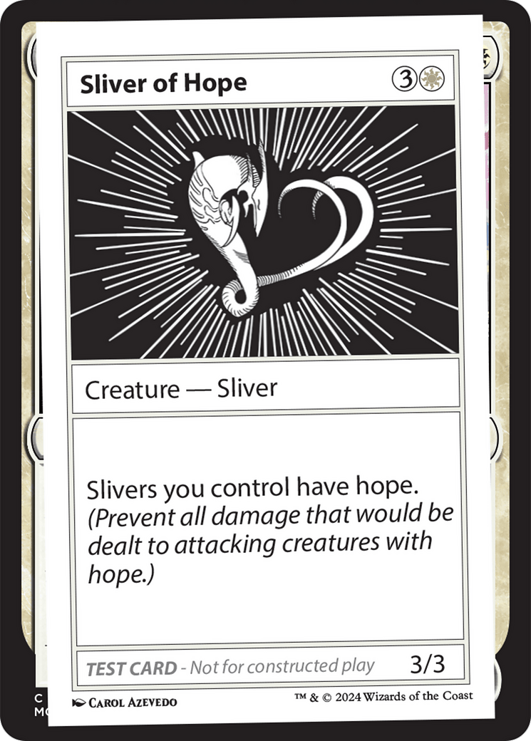 Sliver of Hope [Mystery Booster 2 Playtest Cards] MTG Single Magic: The Gathering  | Multizone: Comics And Games