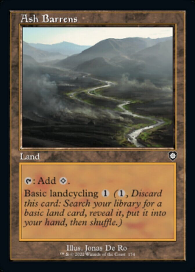 Ash Barrens (Retro) [The Brothers' War Commander] MTG Single Magic: The Gathering  | Multizone: Comics And Games